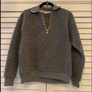 Donni Curly 1/2 Zip Pullover XS